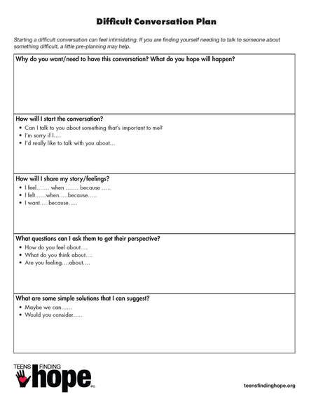 worksheets for teens with depression teens finding hope inc